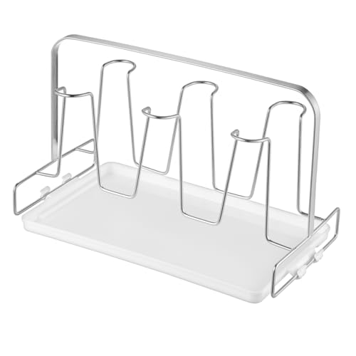 MAGICLULU Tassenhalter Metallabfluss Für Becher Trocknungsregal Becher Halter Espresso Tasse Halter Kompakter Becher Organizer Für Küchengebrauch von MAGICLULU