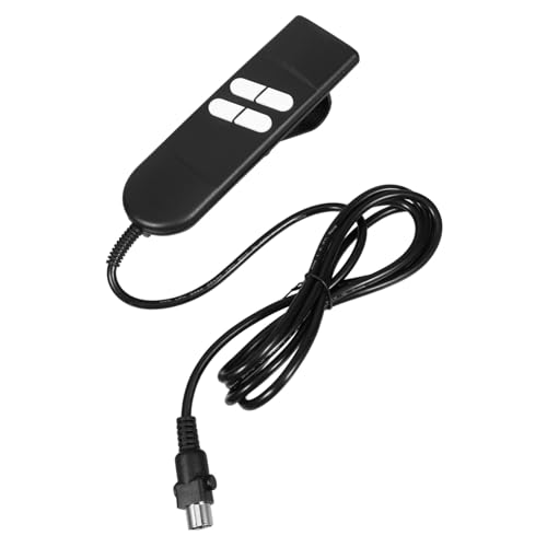 MAGICLULU Tasten Handsteuerung Fernbedienung mit Pin Stecker für Elektrische Relaxsessel Ersatzteil für Lift Sofa Gerader Stecker Kompatibel mit Verschiedenen Marken Langlebig und Einfach von MAGICLULU