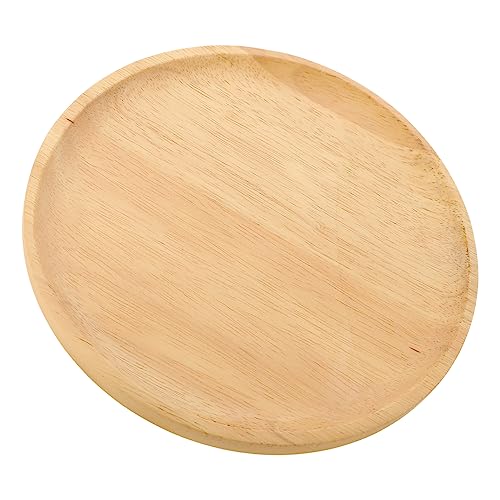 MAGICLULU Teetablett Aus Desserttablett Käsebrett Serviertablett Platte Wurstbretter Rundes Tellertablett Für Couchtisch Servierplatte Servierbretter Für von MAGICLULU