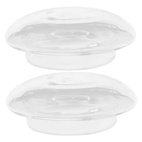 MAGICLULU 2stücke Glas Teetassen Deckel Klare Teekannen Abdeckungen Für Teebecher Praktische Ersatzteile Für Ihre Teetasse Geeignet Für Partys Und Camping von MAGICLULU