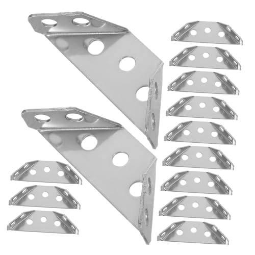 MAGICLULU Teiliges Edelstahl Eckverbinder Präzise Gefertigte Dreiseitige Winkelhalterungen Wetterbeständige Stabile Eckstreben mit Schrauben für Möbel Ablagen Tische und Stühle Vielseitig MAGICLULU Teiliges Edelstahl Eckverbinder Präzise Gefertigte Dreiseitige Winkelhalterungen Wetterbeständige Stabile Eckstreben mit Schrauben für Möbel Ablagen Tische und Stühle Vielseitig von MAGICLULU