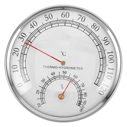 MAGICLULU Temperatur- und Feuchtigkeitsmessgerät Hygrothermograph für Saunaräume Industriehygrometer - Wasserdichtes Messgerät zur Überwachung der Luftfeuchtigkeit im Innenbereich MAGICLULU Temperatur- und Feuchtigkeitsmessgerät Hygrothermograph für Saunaräume Industriehygrometer - Wasserdichtes Messgerät zur Überwachung der Luftfeuchtigkeit im Innenbereich von MAGICLULU