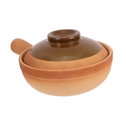 MAGICLULU Traditioneller Kochtopf mit Deckel Gleichmäßige Hitzeverteilung Vielseitig für Schmoren und Braten Tragbar für Familienessen Partys und Reisen MAGICLULU Traditioneller Kochtopf mit Deckel Gleichmäßige Hitzeverteilung Vielseitig für Schmoren und Braten Tragbar für Familienessen Partys und Reisen von MAGICLULU