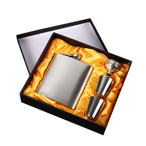 MAGICLULU Tragbarer Flagon Set mit Hochwertigen Weinglas und Trichter Auslaufsicher für Outdoor Partys Bbqs und Feiertage Kompakt und Leicht zu Transportieren von MAGICLULU
