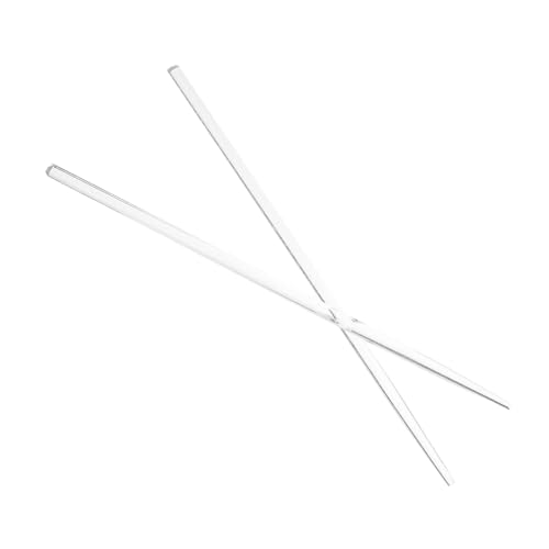MAGICLULU Transparent Japanische Essstäbchen Wiederverwendbar Ergonomisch Geformt Glatte Oberfläche Robustes für Sushi und Sashimi Design Komfortabler Griff von MAGICLULU