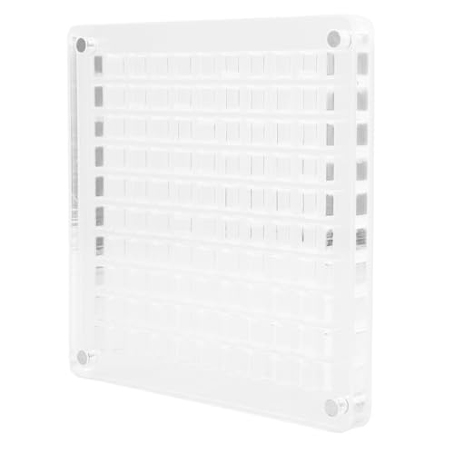 MAGICLULU Transparente Muschel Aufbewahrungsbox Mit Fächern Muschel Display Rahmen Für Sammlungen Vitrine Zur Stilvollen Präsentation Von Muscheln von MAGICLULU