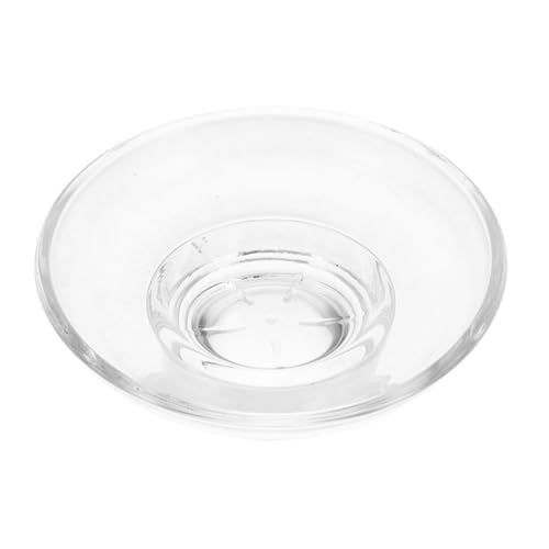 MAGICLULU Transparente Seifenschale Aus Glas Runder Seifenhalter Für Badezimmerwaschtische Arbeitsplatten Küchenspülen 4 33 Zoll Transparent MAGICLULU Transparente Seifenschale Aus Glas Runder Seifenhalter Für Badezimmerwaschtische Arbeitsplatten Küchenspülen 4 33 Zoll Transparent von MAGICLULU