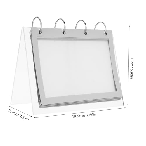 MAGICLULU Transparenter Acryl Flip Displayständer V Form Mehrseitig Stabil für Menüs Theke Büro Restaurant Multifunktionaler Poster Sign Stand Tischhalter Klar von MAGICLULU