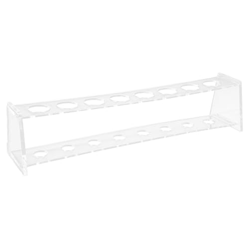 MAGICLULU Transparenter Acryl Testrohrhalter mit Löchern Stabiles Laborständer für Reagenzgläser und Zentrifugenröhrchen Multifunktionaler Organizer für Schule und Labor Kratzfest und MAGICLULU Transparenter Acryl Testrohrhalter mit Löchern Stabiles Laborständer für Reagenzgläser und Zentrifugenröhrchen Multifunktionaler Organizer für Schule und Labor Kratzfest und von MAGICLULU