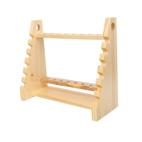 MAGICLULU Trapezförmiges Holz testrohrständer Laboraufbewahrung Mehrfachlöcher Pipettenhalter Temperaturmessgeräte Halter Wiederverwendbar und Waschbar für Arbeitsräume MAGICLULU Trapezförmiges Holz testrohrständer Laboraufbewahrung Mehrfachlöcher Pipettenhalter Temperaturmessgeräte Halter Wiederverwendbar und Waschbar für Arbeitsräume von MAGICLULU