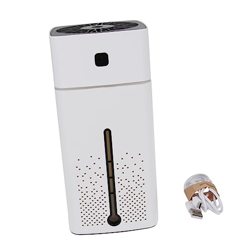 MAGICLULU USB Mini Luftbefeuchter Geräuschloser Multifunktions Diffusor Mit LED Für Auto Büro Zuhause Perlweiß Perfekter Luftbefeuchter Zur Steigerung Der Luftfeuchtigkeit von MAGICLULU
