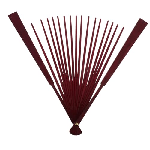MAGICLULU DIY Handfächer aus Leichtem Holz Faltbarer Fächerrahmen für Kreative Projekte Stabile Fächerzubehör für Dekoration und Ungeöltes Material für Umweltfreundliche Nutzung von MAGICLULU