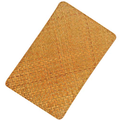 MAGICLULU Gewebte Tischsets für Den Tisch Küchen-tischset Schmutzabweisend Dekorativ für Die Heimdekoration Hellorange von MAGICLULU