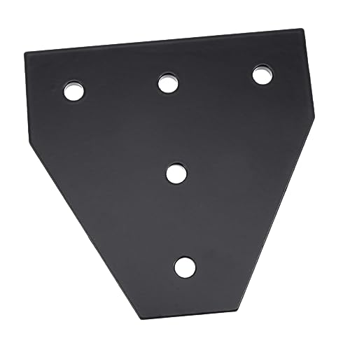 MAGICLULU Verstärkungsplatte Verbindungsplatte Aus Aluminiumlegierung T Förmige Verbindungsplatte Verbindungsplatte Für Lineare Extrusionsvorrichtung Für 3D Drucker Schwarz von MAGICLULU