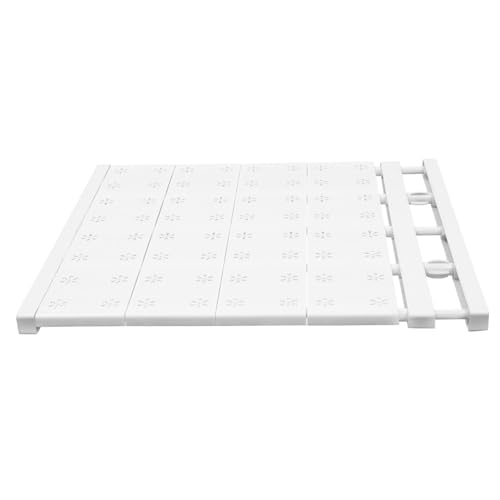 MAGICLULU Verstellbares Regal für Kleiderschrank Erweiterbares Aufbewahrungsregal für Schränke Platzsparend und Anpassbar für Kleidung und Haushaltsgegenstände von MAGICLULU