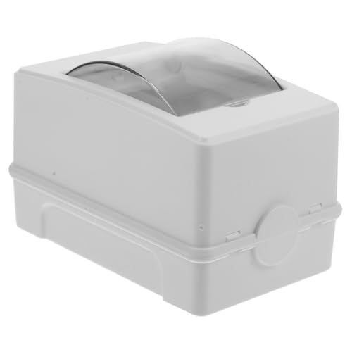 MAGICLULU Verteilerkasten Wetterfeste Elektrische Box für Außenbereich Anschlussbox mit Fenster Langlebig und Elegant für Stromanschlüsse und Ladesäulen von MAGICLULU