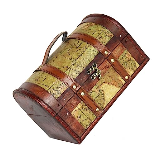 MAGICLULU Vintage Holz Schatzkiste mit Antiken Schnallen Dekorative Aufbewahrungsbox für Schmuck Ringe und Ohrringe für Wohnzimmer Kinderzimmer und Zufällige Farben Zufällige Farbe MAGICLULU Vintage Holz Schatzkiste mit Antiken Schnallen Dekorative Aufbewahrungsbox für Schmuck Ringe und Ohrringe für Wohnzimmer Kinderzimmer und Zufällige Farben Zufällige Farbe von MAGICLULU
