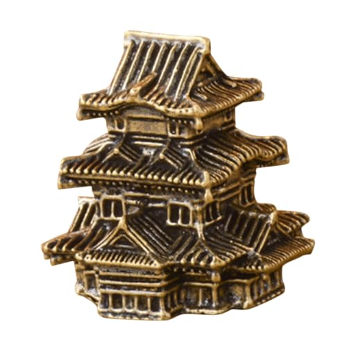 MAGICLULU Vintage Pavillon Ornament Aus Messing Künstlerische Miniatur Pagode Für Die Inneneinrichtung Handgefertigte Zen Gartenfigur Ideal Für Wohnzimmer Büro Und Aquarium Asiatische MAGICLULU Vintage Pavillon Ornament Aus Messing Künstlerische Miniatur Pagode Für Die Inneneinrichtung Handgefertigte Zen Gartenfigur Ideal Für Wohnzimmer Büro Und Aquarium Asiatische von MAGICLULU