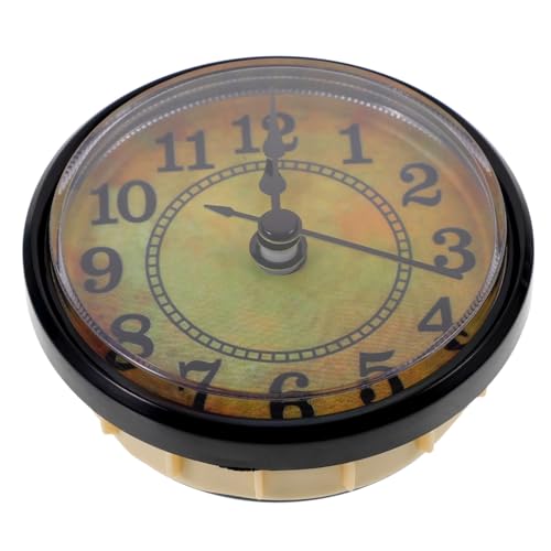 MAGICLULU Vintage Uhrwerk Einsteckuhr Retro Ersatz Ziffernblatt für DIY Handwerksprojekte Stilvolle Wanduhr für Zuhause und Büro zu Installieren Langlebig von MAGICLULU