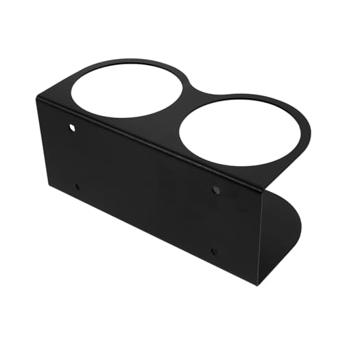 MAGICLULU Wandhalterung für Sprühflaschen aus Edelstahl Doppellöchriges Aufbewahrungsregal für Garage und Werkstatt Platzsparend Robust und Langlebig Einfache Organisation von von MAGICLULU