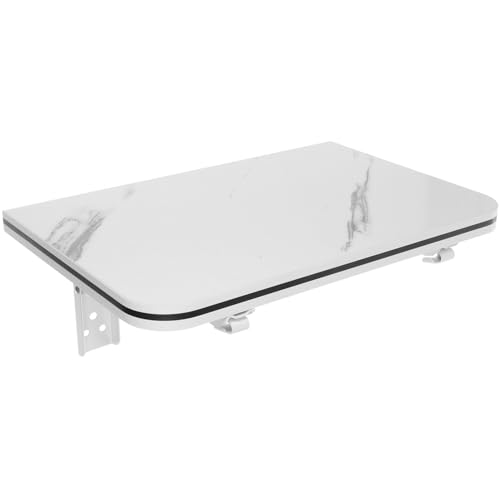 MAGICLULU Klapptisch Wandmontierter Computertisch Platzsparender Wandschreibtisch Wandmontage Arbeitstisch Bücherregal Küchentisch Wohnzimmerschreibtisch von MAGICLULU