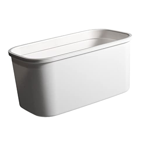 MAGICLULU Wandmontierter Mülleimer aus Kunststoff Weiß Kompakt mit Pressplatte gegen Verrutschen Mülltüte Einfache Platzsparend für Küche Wohnzimmer Schlafzimmer und Büro MAGICLULU Wandmontierter Mülleimer aus Kunststoff Weiß Kompakt mit Pressplatte gegen Verrutschen Mülltüte Einfache Platzsparend für Küche Wohnzimmer Schlafzimmer und Büro von MAGICLULU