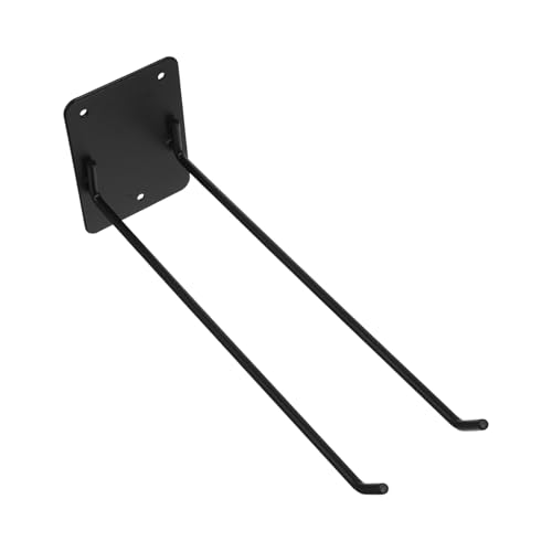 MAGICLULU Wandmontierter Organizer für Gartengeräte Wandhalter mit Schraubenlöchern Besenhalter Mopphaken Platzsparend Vielseitig für Garten Garage Werkzeugraum von MAGICLULU