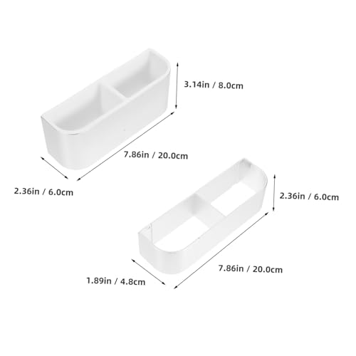 MAGICLULU Wandmontierter Regenschirmständer aus Leichtem Luftfahrt-Aluminium mit Abnehmbarem Wasserschale Platzsparend für Flur und Eingangsbereich Organizer für Lange und Kurze Schirme von MAGICLULU