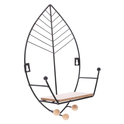 MAGICLULU Schwebendes Regal Aus Metall Und Holz Wandmontiertes Lagerregal Im Nordischen Stil Für Wohnzimmer Und Küche Praktischer Wanddekorhalter Für Home Office MAGICLULU Schwebendes Regal Aus Metall Und Holz Wandmontiertes Lagerregal Im Nordischen Stil Für Wohnzimmer Und Küche Praktischer Wanddekorhalter Für Home Office von MAGICLULU