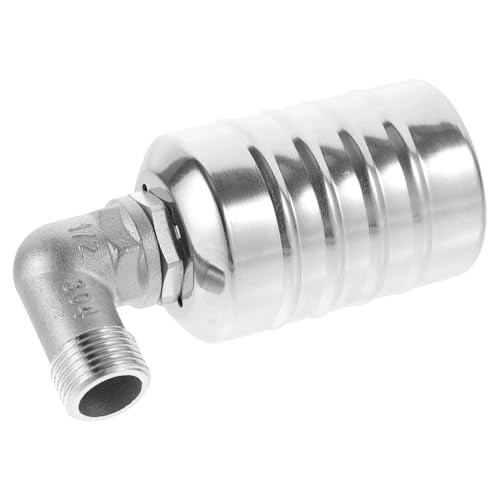 MAGICLULU Water Tank Float Control Valve Side Inlet Automatic Shut Off For Tanks Pools And Fish Tanks Stainless Steel Design von MAGICLULU