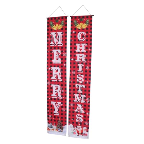 MAGICLULU Weihnachtlicher Türvorhang Kreative Weihnachtsbanner für Festliche Dekoration für Eingangsbereich Fenster und Innenräume Weihnachtsdekoration für Fröhliche Feiertage MAGICLULU Weihnachtlicher Türvorhang Kreative Weihnachtsbanner für Festliche Dekoration für Eingangsbereich Fenster und Innenräume Weihnachtsdekoration für Fröhliche Feiertage von MAGICLULU