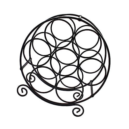 MAGICLULU Weinregal aus Metall Abnehmbarer Weinhalter für Tischplatte zur Präsentation von Weinflaschen im Wohnzimmer Küche oder Restaurant Deko Accessoire MAGICLULU Weinregal aus Metall Abnehmbarer Weinhalter für Tischplatte zur Präsentation von Weinflaschen im Wohnzimmer Küche oder Restaurant Deko Accessoire von MAGICLULU