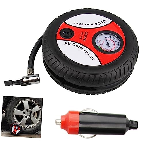 MAGICLULU auto luftpumpe Pumpe elektrisch elektrische Pumpe Luftpumpe für Autos tragbarer Luftkompressor Reifeninflator luft kompressor pumpe rot MAGICLULU auto luftpumpe Pumpe elektrisch elektrische Pumpe Luftpumpe für Autos tragbarer Luftkompressor Reifeninflator luft kompressor pumpe rot von MAGICLULU