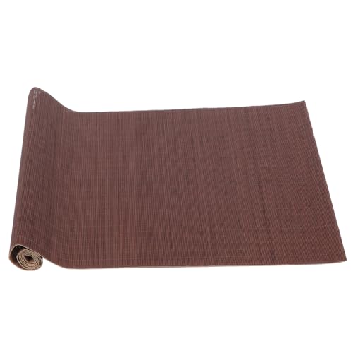 MAGICLULU grenzenloser Teetisch Tischläufer für Tee Tischschutz gewebter Tischläufer Lamelle abwischbar Kerl tischwäsche Tablecloth Tee Accessoires Tischkissen Tischläufer aus Bambus Coffee von MAGICLULU