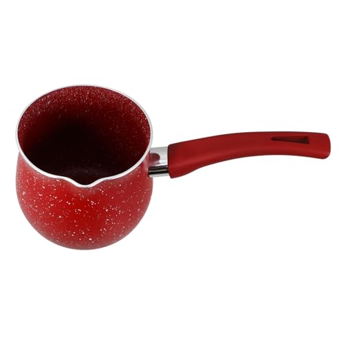 MAGICLULU multifunktionale Kaffeekanne Schokoladenschmelztopf Mehrzweck-Kochtopf Milch aufkochen Kaffeebrüher kaffeekocher Butterwärmer Mini-Kaffeewärmer griechische kaffeekanne Abs Coffee von MAGICLULU