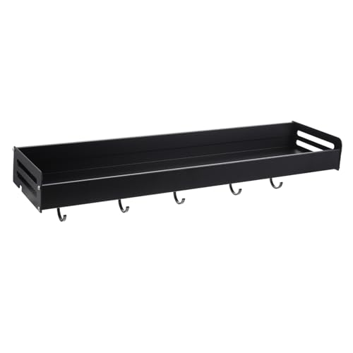 MAGICLULU wandmontiertes Lagerregal Organizer für Badezimmer Badezimmer-Organizer Badezimmerlagereinheit Gewürzregal lochfreier Aufbewahrungshalter Wandregal für Toilettenartikel Aluminium MAGICLULU wandmontiertes Lagerregal Organizer für Badezimmer Badezimmer-Organizer Badezimmerlagereinheit Gewürzregal lochfreier Aufbewahrungshalter Wandregal für Toilettenartikel Aluminium von MAGICLULU