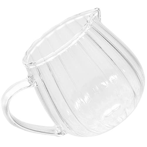 Milchkännchen aus Glas küchenmaschiene kaffeekanne saucepans Küchenutensilien glasflaschen Teetasse Sahnebehälter für Kühlschrank Sahnekännchen aus Glas Einmachglas Transparent MAGICLULU von MAGICLULU