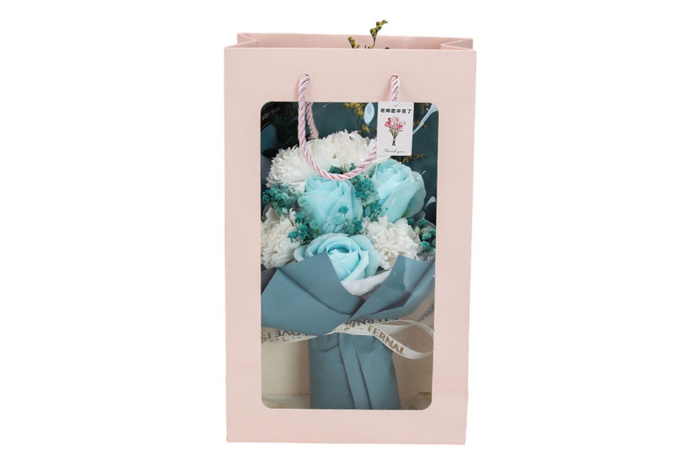 Kunstblume Künstliche Blumen Rosen Geschenkboxen für Hochzeit Muttertag, MAGICSHE von MAGICSHE