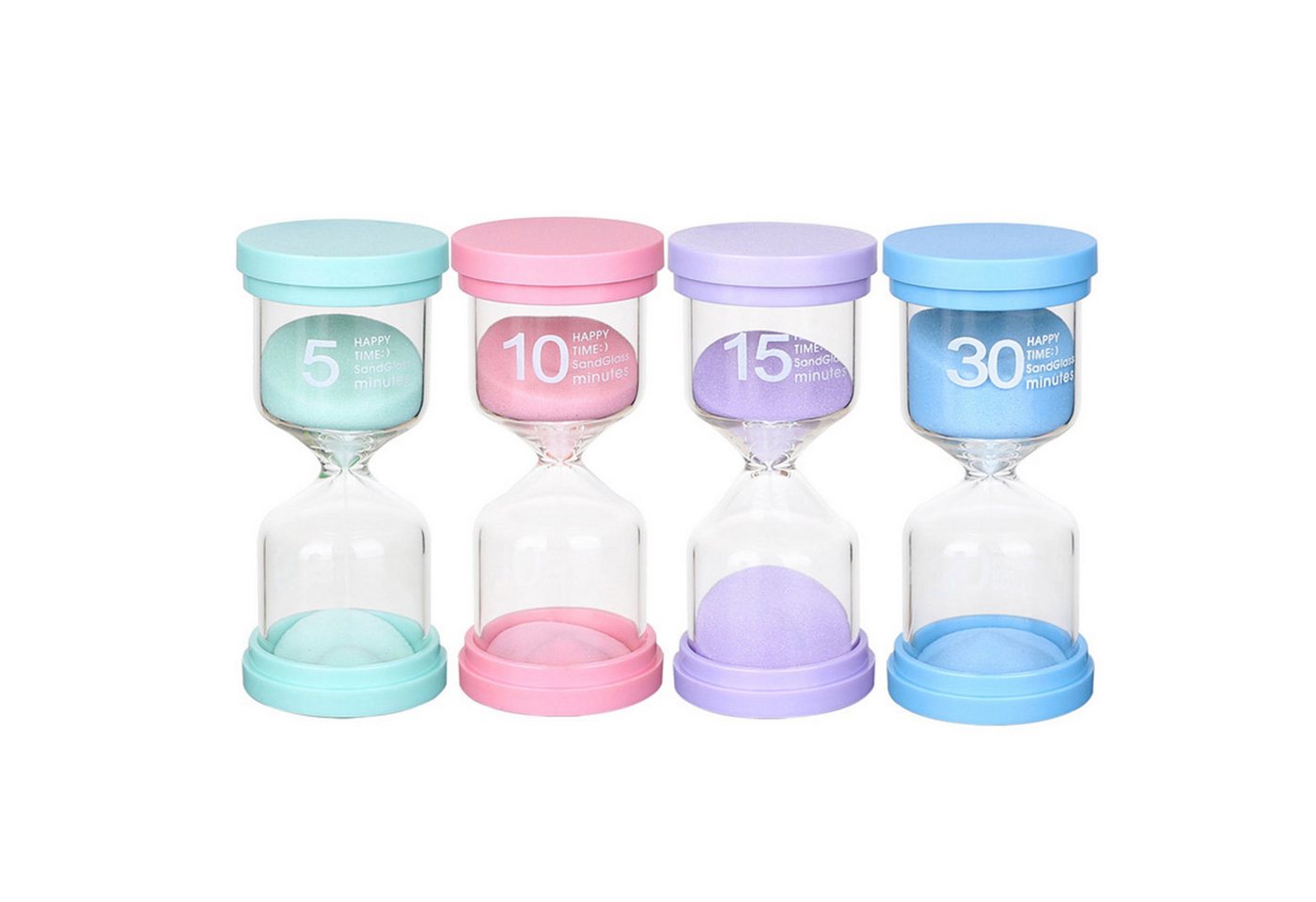 MAGICSHE Sanduhr Sanduhr Timer Set 1/3/5/10/15/30 Min Kinder Sanduhr Timer von MAGICSHE