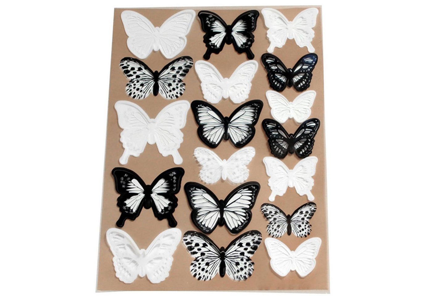 MAGICSHE Wandsticker 18 Stück Schmetterling Wanddekorationen, Wandtattoo Dekoration von MAGICSHE
