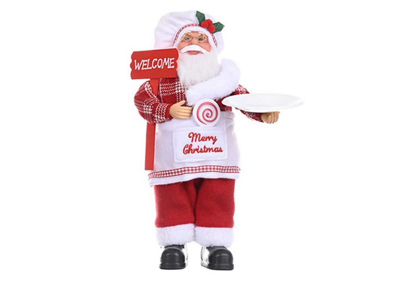 MAGICSHE Weihnachtsmann Weihnachten Chef Figurinen Puppe Dekorationen, Weihnachtsdekoration von MAGICSHE