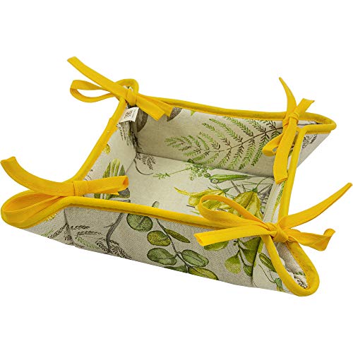 MAGIE CASA Brotkorb aus Stoff gepolstert Natur Made in Italy Colibri' Giallo MAGIE CASA Brotkorb aus Stoff gepolstert Natur Made in Italy Colibri' Giallo von MAGIE DI CASA