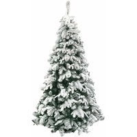 Magiedinatale - Verschneiter Weihnachtsbaum Nevada aus pe Real Touch + Flock Effekt -180 cm von MAGIEDINATALE