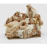 Stoffkrippe mit Stroh h 37 cm Stoffkrippe mit Stroh h 37 cm von MAGIEDINATALE