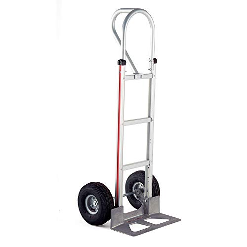 MAGLINE hmk15aua4 Aluminium Hand Truck, vertikal Griff mit Schlaufe, Lufträder, 500lbs Kapazität von MAGLINER