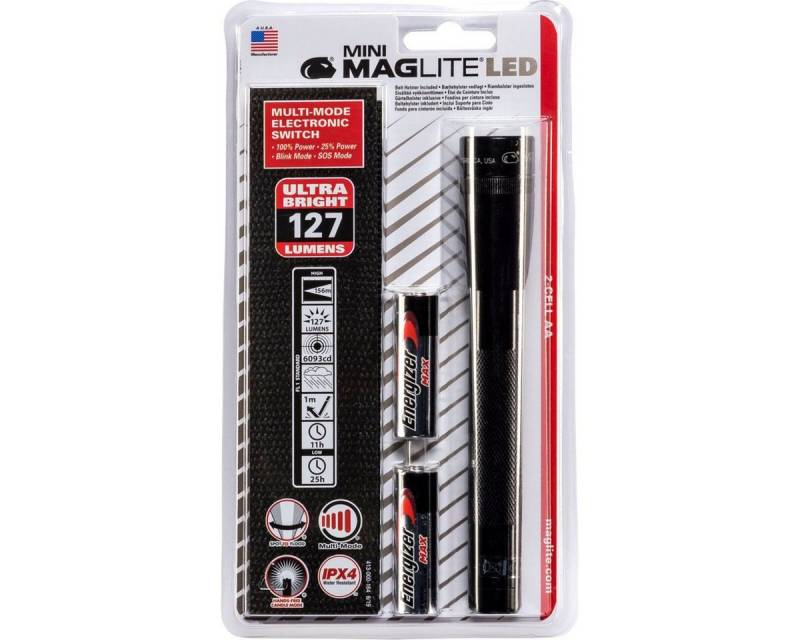 MAGLITE Taschenlampe Mini-Mag LED 2AA Mini-Taschenlampe MAGLITE Taschenlampe Mini-Mag LED 2AA Mini-Taschenlampe von MAGLITE