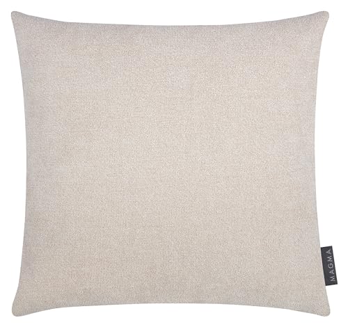 MAGMA Alfa Kissenbezug 40x40 cm - beige,- samtig weich kuscheliger Velour Look, rechteckiger Kissenbezug, für Wohnzimmer, Schlafzimmer, Büro und Gästezimmer Waschbar MAGMA Alfa Kissenbezug 40x40 cm - beige,- samtig weich kuscheliger Velour Look, rechteckiger Kissenbezug, für Wohnzimmer, Schlafzimmer, Büro und Gästezimmer Waschbar von MAGMA