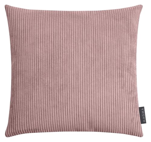 MAGMA Cord Kord Kissenhülle Kissenbezug Inga Vintage Retro 40x40cm in trendigen Farben (Rosa) von MAGMA