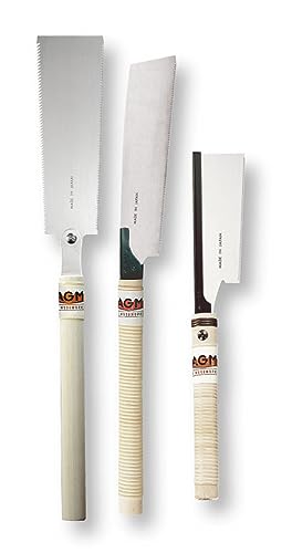 MAGMA Japansägen Set 3-teilig, J-WK220 (Kataba 220mm), J-WD240 (Douzuki 240mm), J-WR240 (Ryoba 240mm), J-SS03 von MAGMA