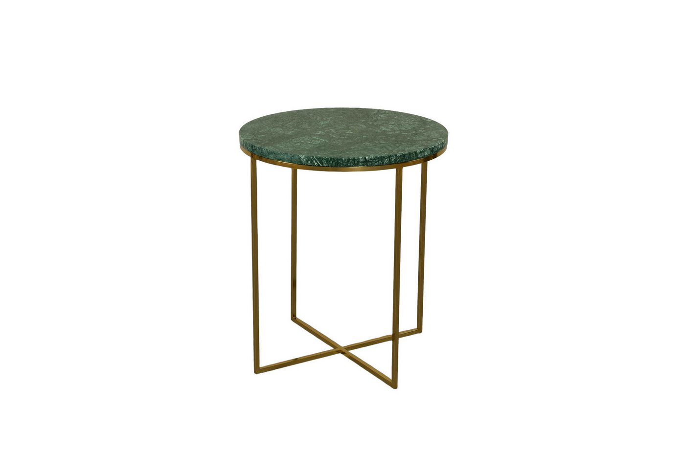 MAGNA Atelier Beistelltisch MONTE mit Marmor Tischplatte, Ablagetisch, Metallgestell, Side Table Naturstein, 38x54cm von MAGNA Atelier